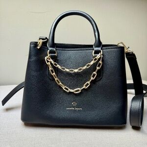 Nanette Lepore Black Valle Convertible Satchel Never Used